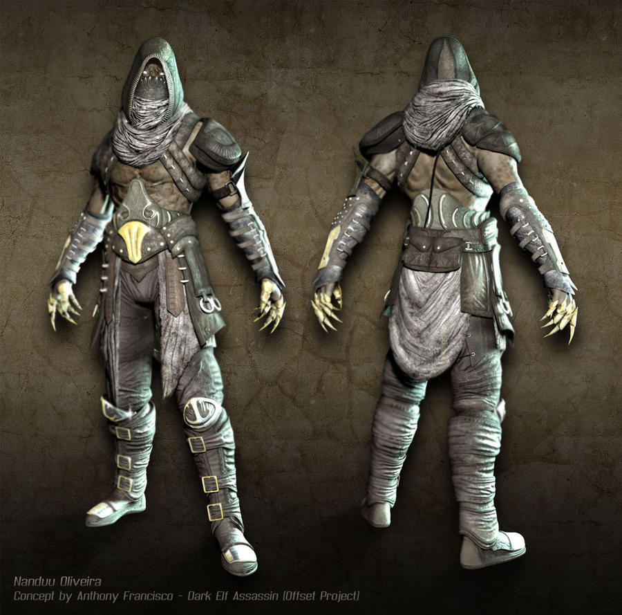 Dark Elf Assassin Pose By Nanduu On DeviantArt dark-elf-assassin-pose-by-nanduu-on-deviantart