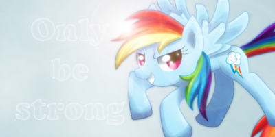 Rainbow Dash Sign - To my Friend