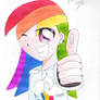 Human Rainbow Dash