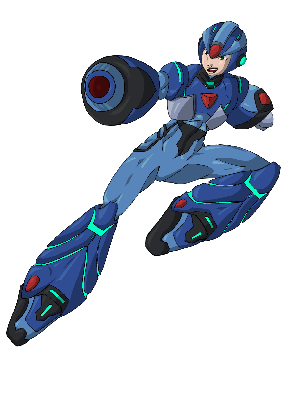Mega Man X Fan Design by artofroun on DeviantArt