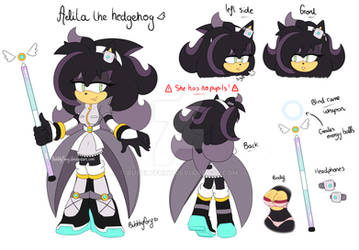 Aelita the hedgehog reference 2017