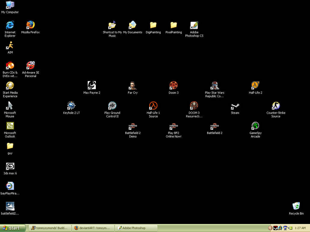 my desktop, clean and organize