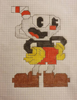 Cuphead Pixel Art