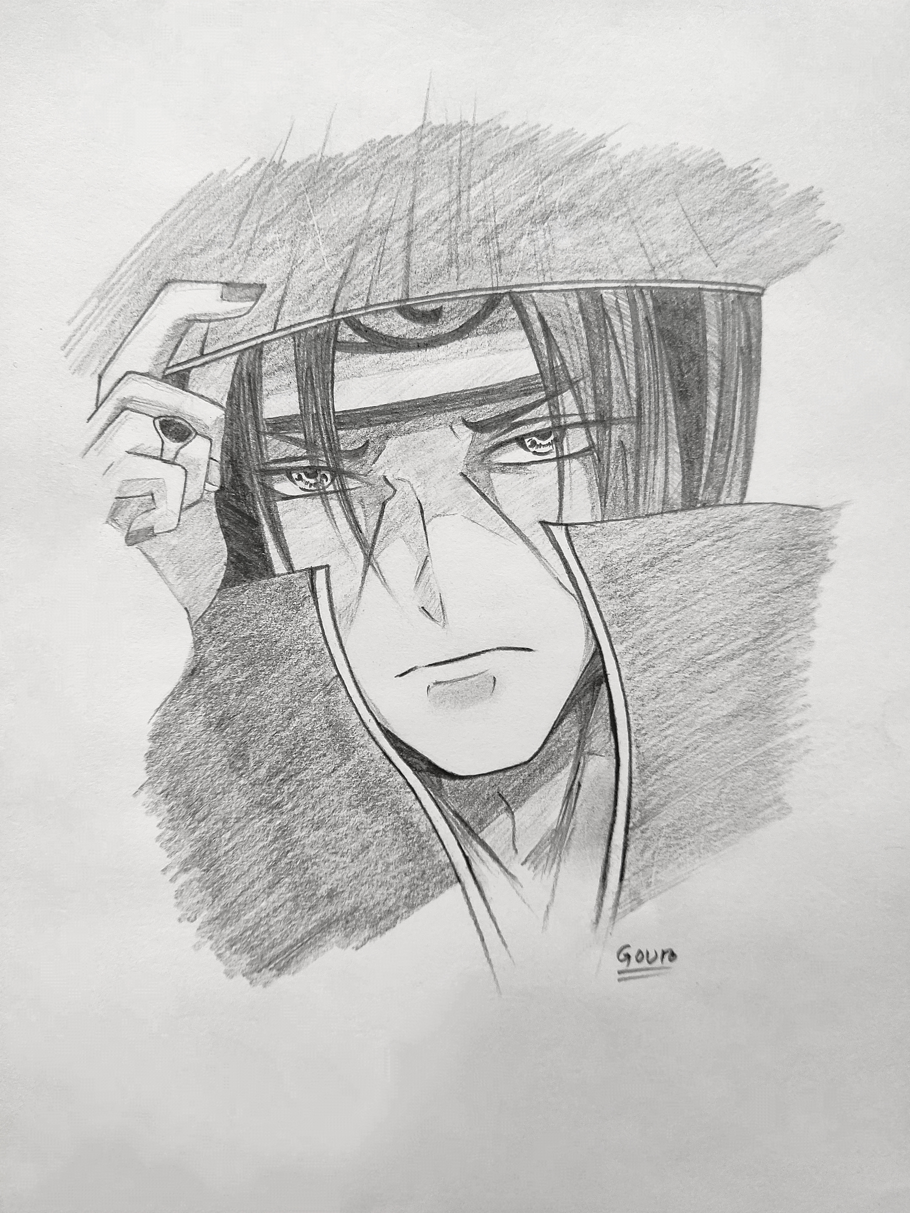 Drawing : Itachi Uchiha . . . . Artist @michele_pisu