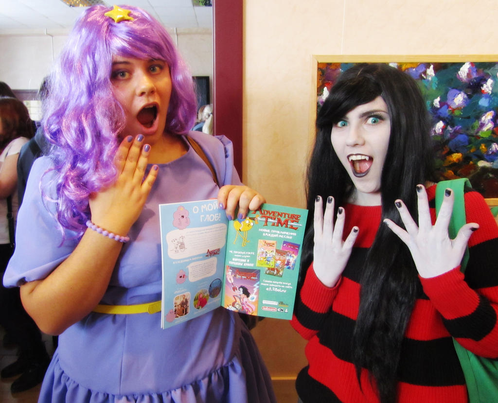 lsp and marceline cosplay