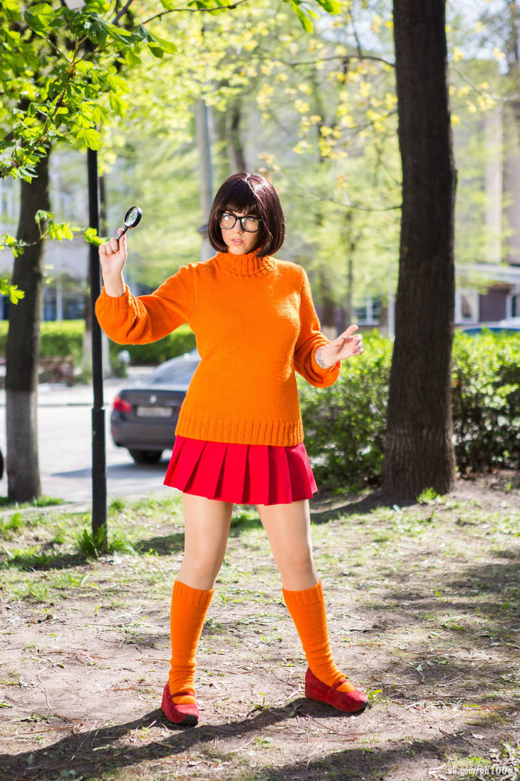 Velma Dinkley Scooby Doo Cosplay Costume Ready to Ship 