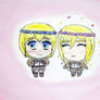Chibi Armin and Krista: How is she so cute?