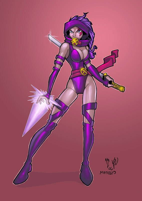 Psylocke colored