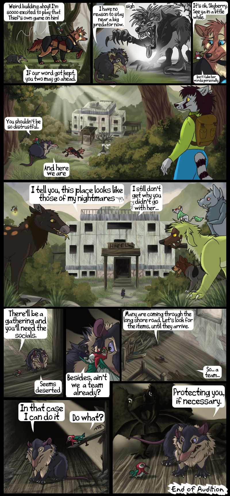 Lost and Found: Audition- page 10- THE END