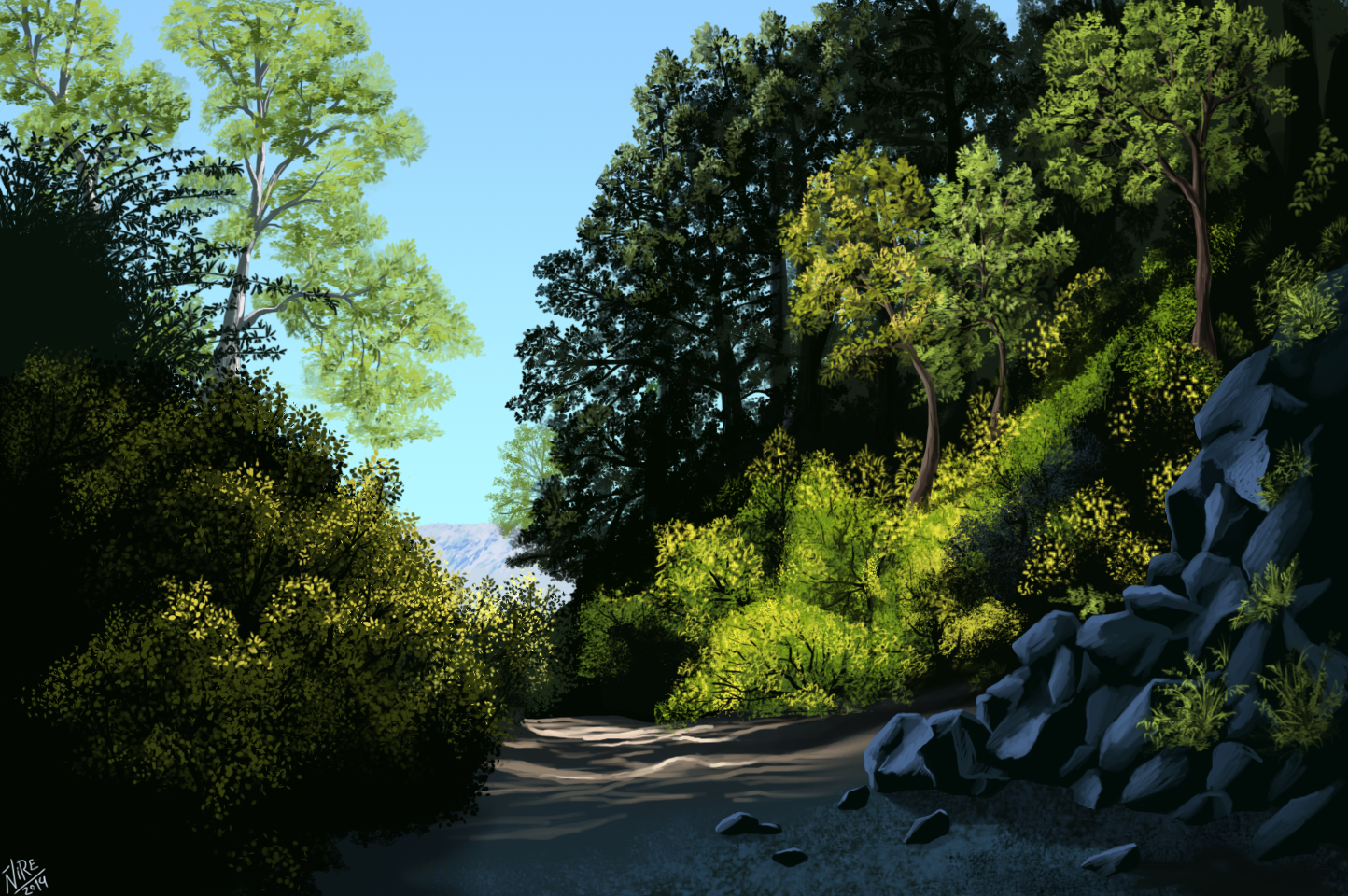 Forest track (painting)