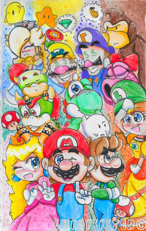 .:Chibi Mario Squad:. by luigisister on DeviantArt