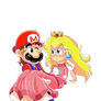 + Mario- ''Gotcha' my Princess!'' +