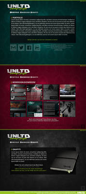 UNLTD Portfolio/Webdesign