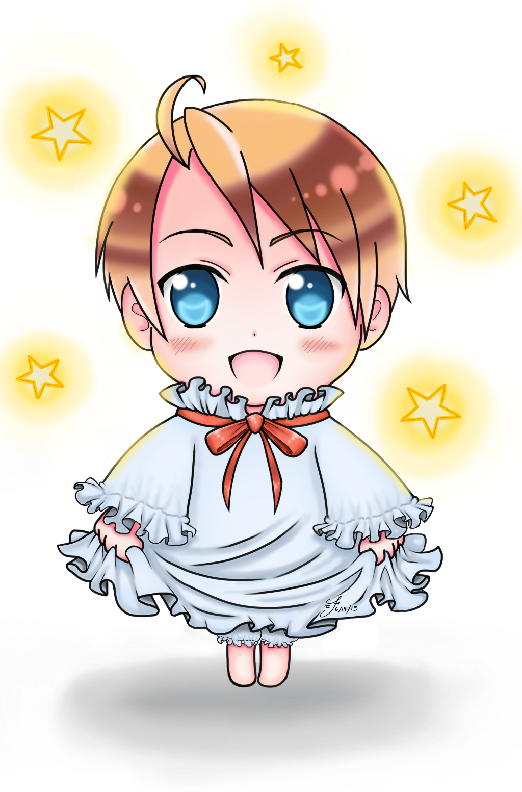 Shining Hero (APH- Chibi!America)