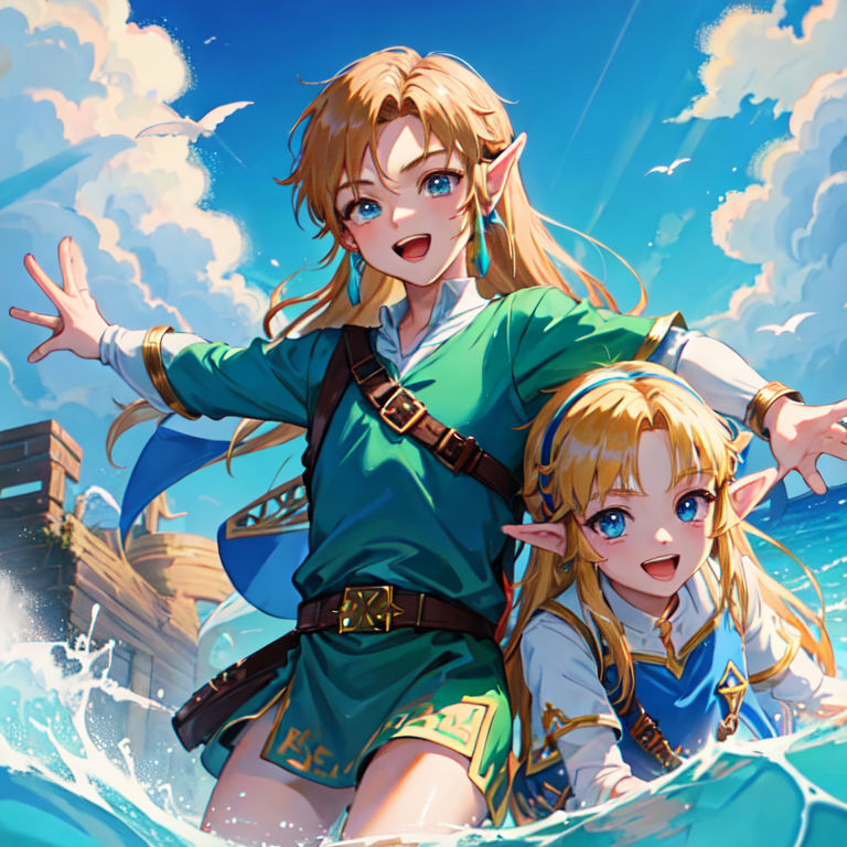 Link and Zelda - TOTK AI by Belu-cool on DeviantArt