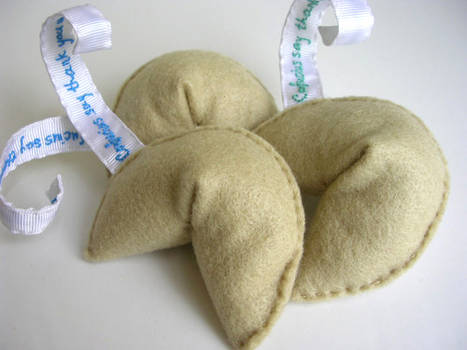 Plush Fortune Cookies