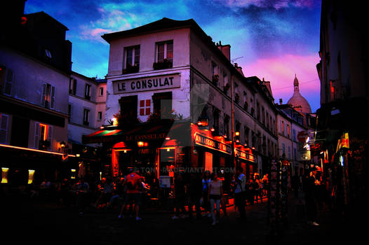 Sunset in Montmartre