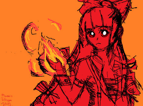 Fujiwara No Mokou sketch