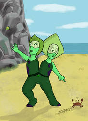 Random gift for PixltheLarsfangirl - Peridot twins