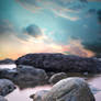 Mermaid's Rock Premade Background