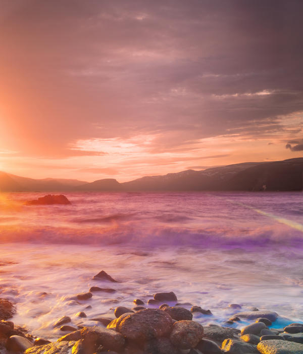 Smooth Stones Background Stock 2