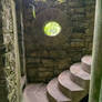 Jungle Castle Stairs and Window Stock