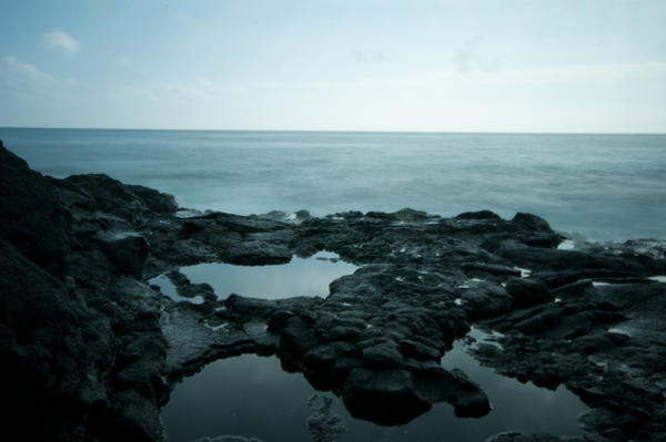 Sea Mirror Background Stock