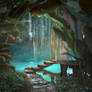 Fantasy Jungle Premade Background