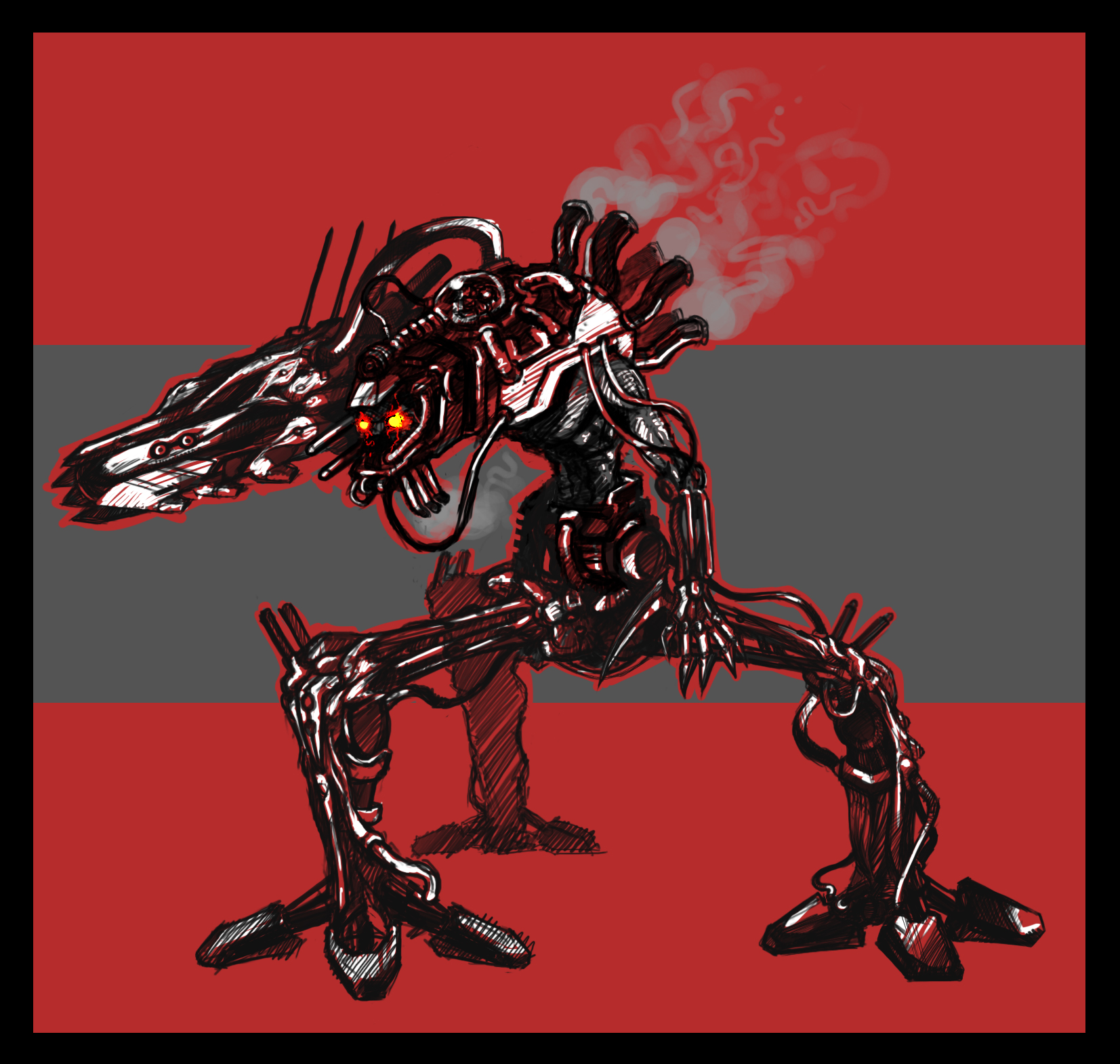 Machine Demon Pic Mechanical Demon by xenocry on DeviantArt