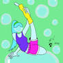 Bubble girl