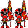 Shinken Red Daizanto - Red Samurai Fire Smasher