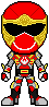 Hurricane Red - Red Wind Ranger Battlizer Armor