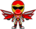 Hurricane Red - Red Wind Ranger Battlizer Armor