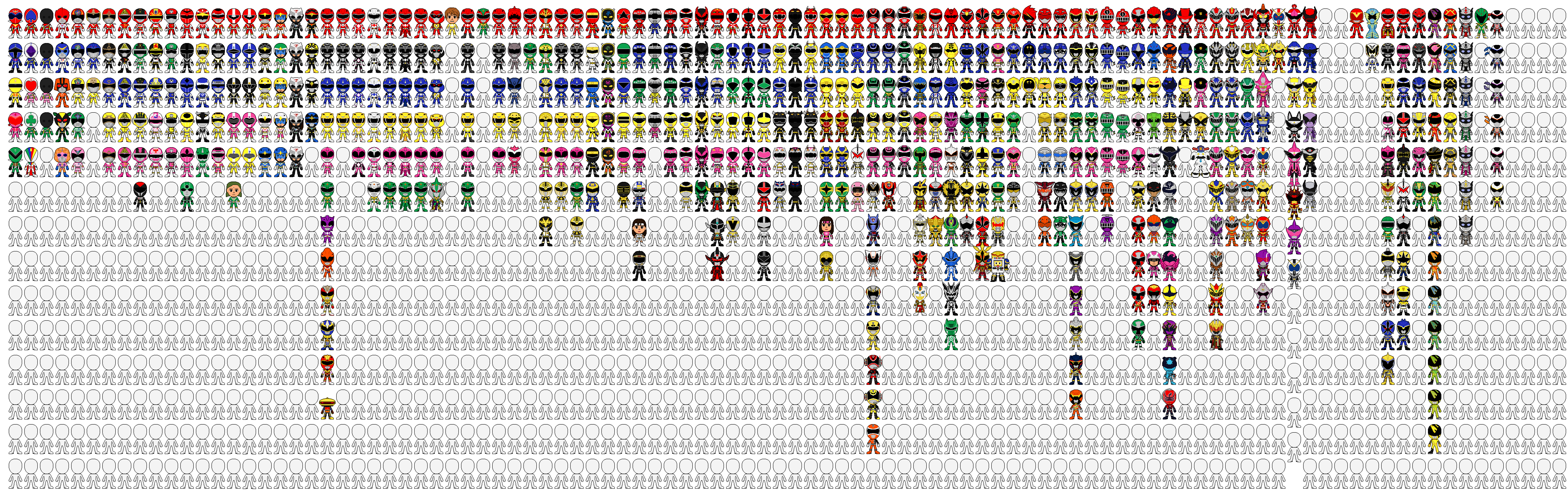 All Super Sentai - Power Rangers by Power-Ranger-S-S on DeviantArt