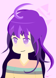 Purple-Haired Girl