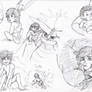 HTTYD Little Hiccup sketches