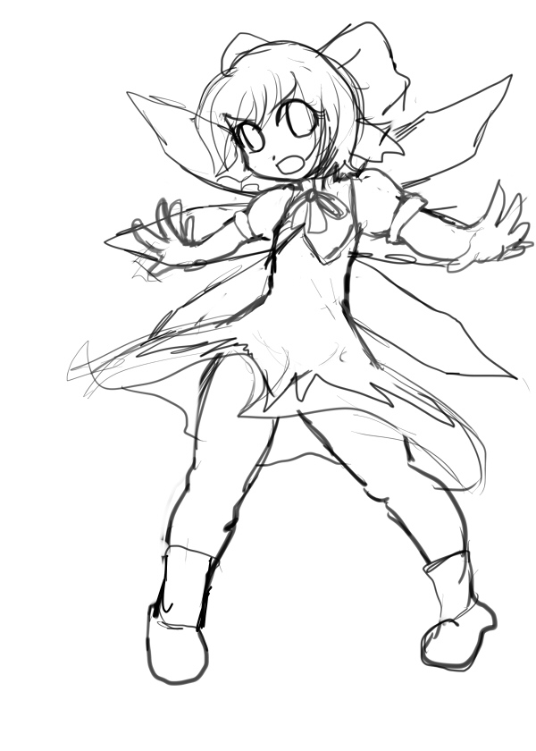 Cirno sketch