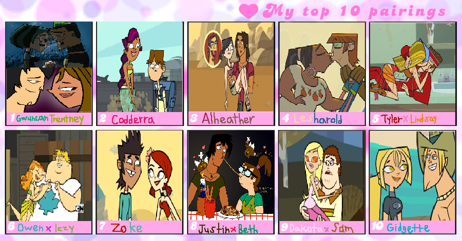 favorite total drama canon couples