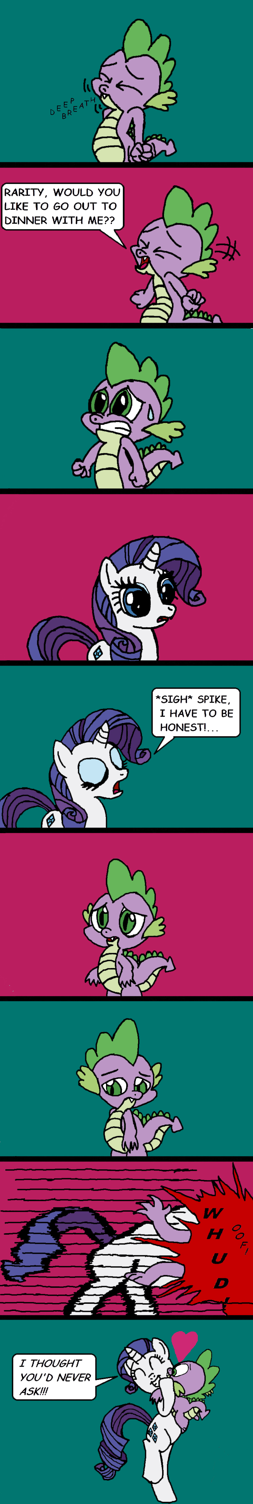 Spike Asking Rarity Out On a Date