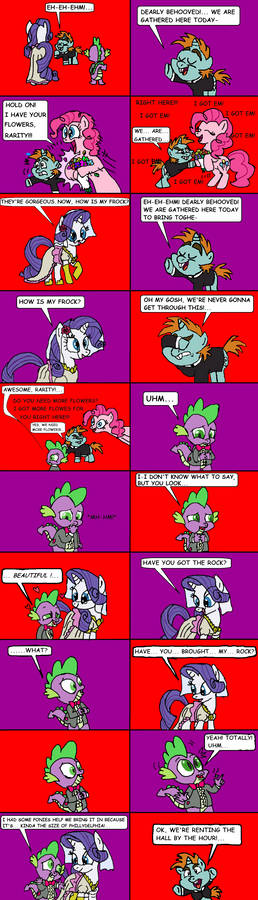 Spike And Rarity Get Married From Las Pegasus 