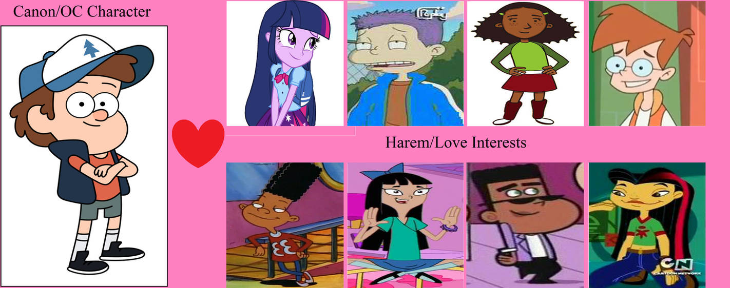 Dipper Pines Harem Shipping Meme