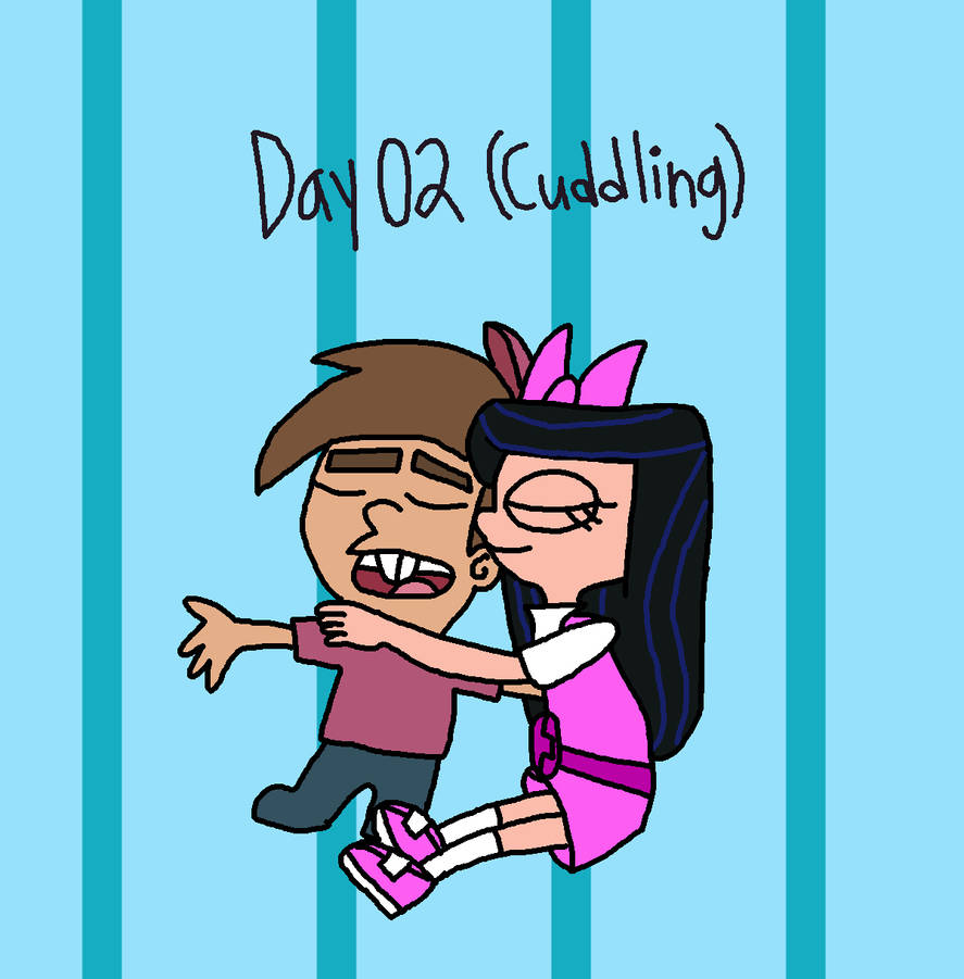 Timbella Day 02- Cuddling by bigpurplemuppet99 on DeviantArt