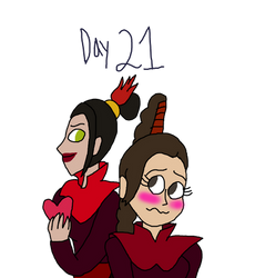 Femslash Feb Day 21- Ty Lee x Azula