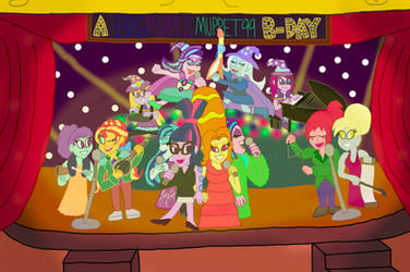 A EqG Band Concert Birthday for ME by bigpurplemuppet99