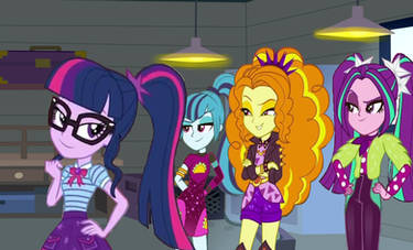 Sci-Twi and the Dazzlings- More Confidence Girl