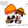 Ichigo and Luffy DOLLS