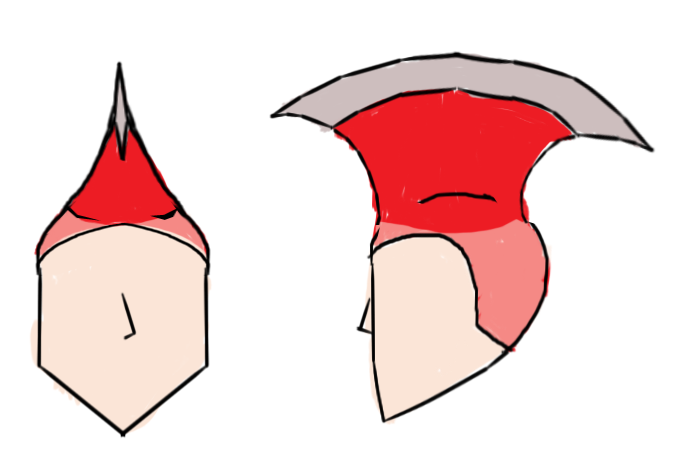 M-02 WARMAN's Axe Hair Design Sketch