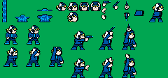 Rock-Aozora  NES-ish Sprites