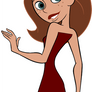 Joss in That Long Red Dress