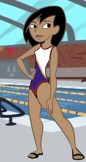 Zita on the Swim Team